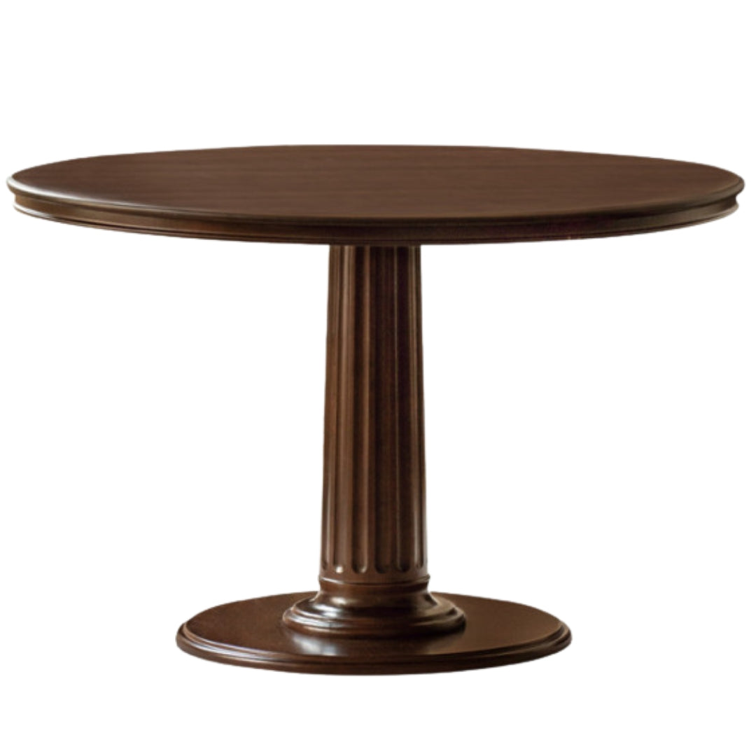 Poplar Solid Wood Dining Table American Retro