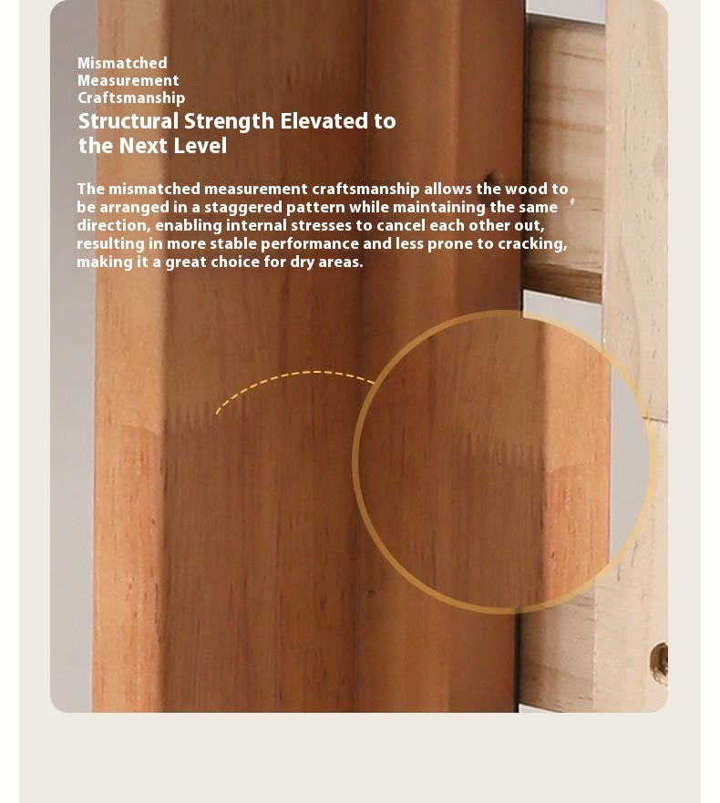 Rubberwood Solid Wood Bed