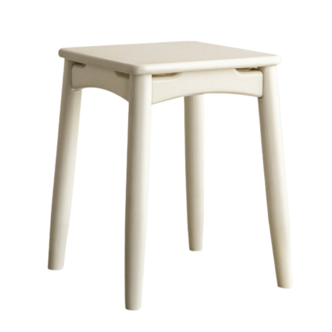 Solid Rubberwood Square Stools