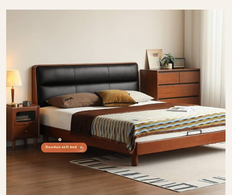 Solid Rubberwood Bauhaus Rock Slab Bay Window Table