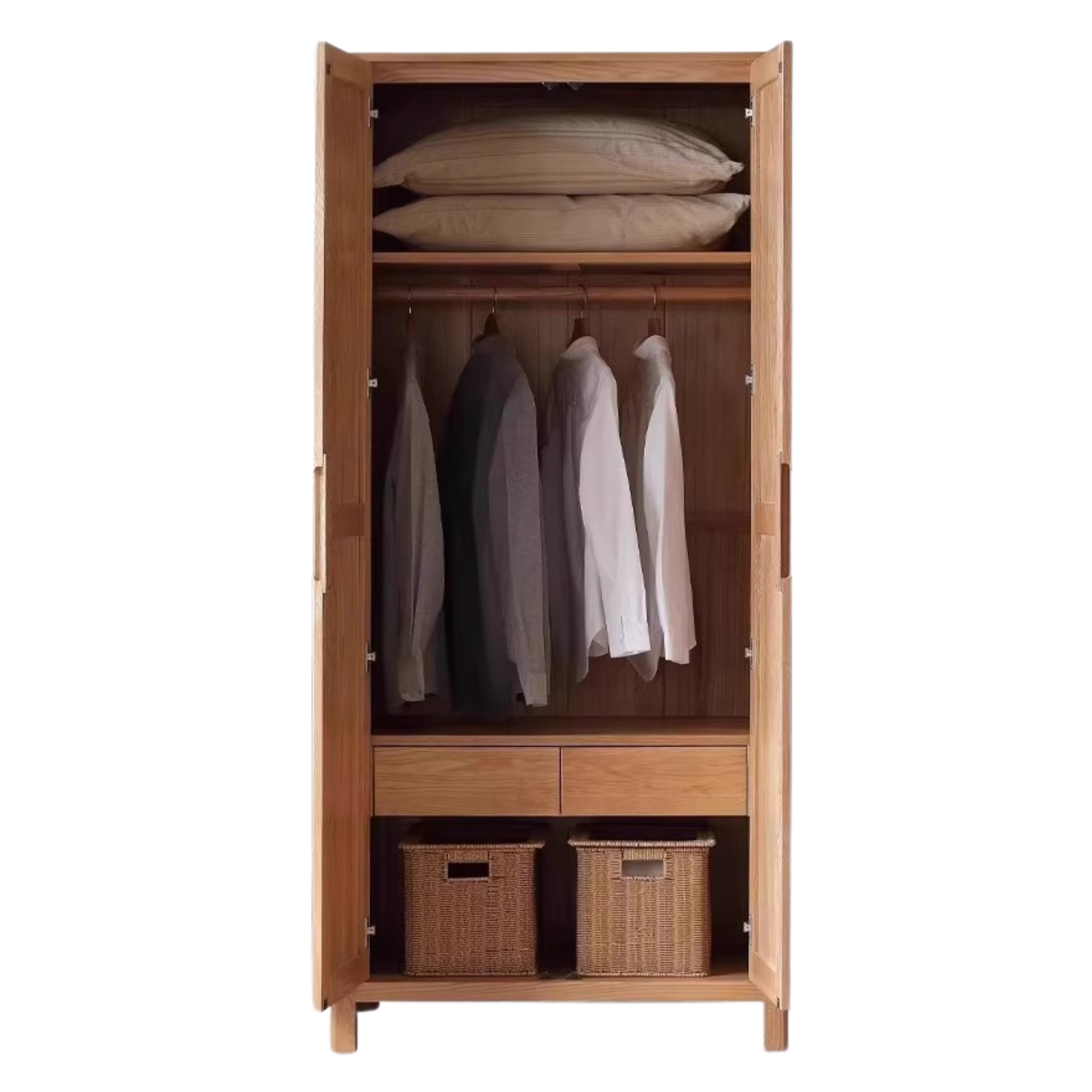 Oak solid wood Wardrobe-USA.