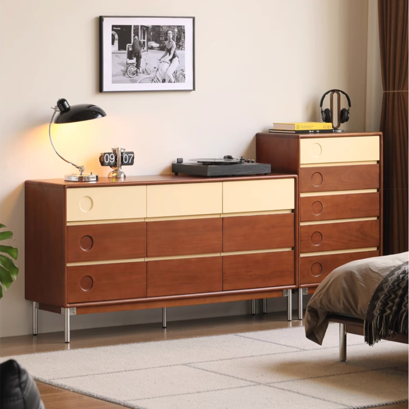 Poplar, Cherry Solid Wood Antique Style Drawer