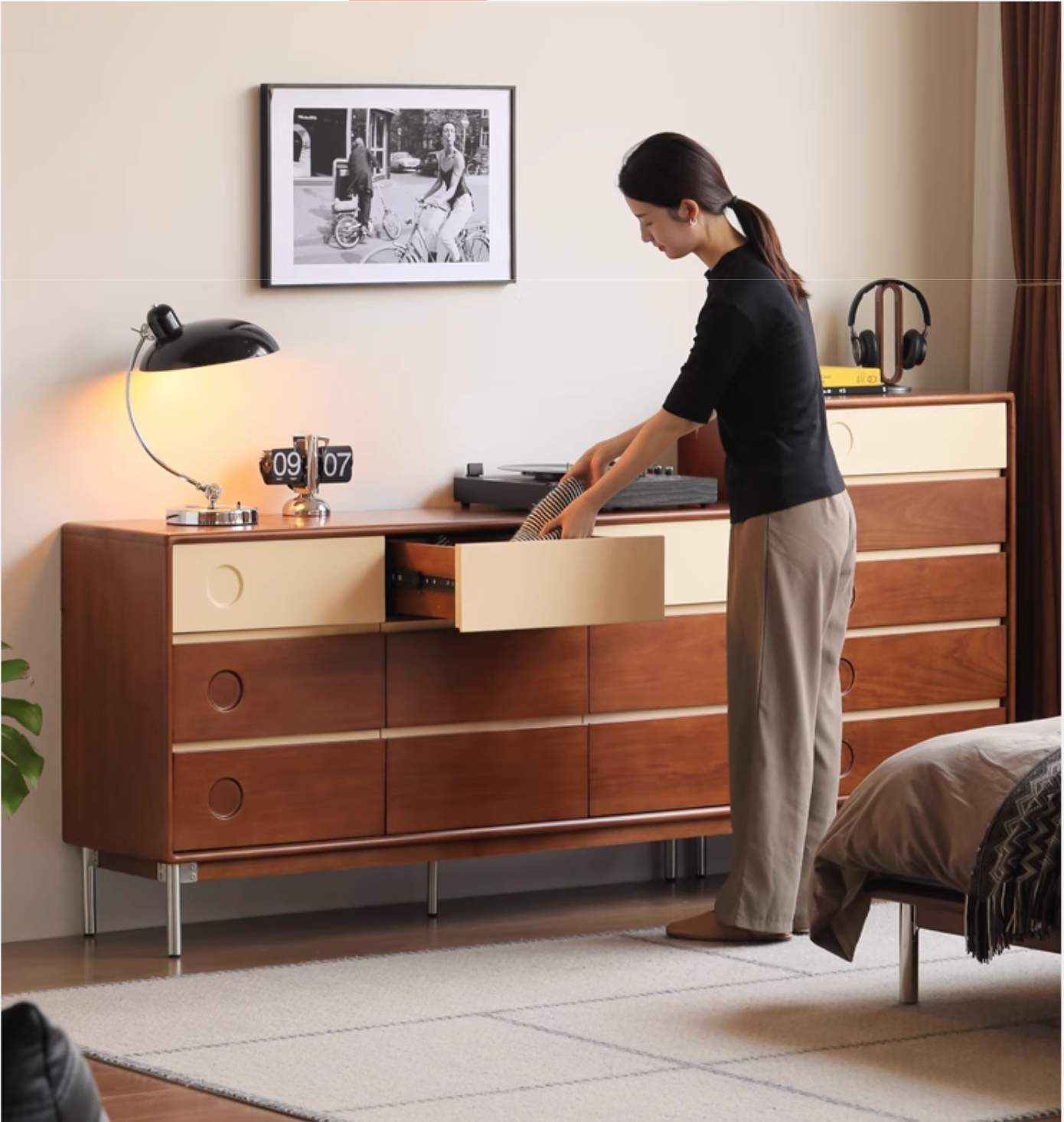 Poplar, Cherry Solid Wood Antique Style Drawer