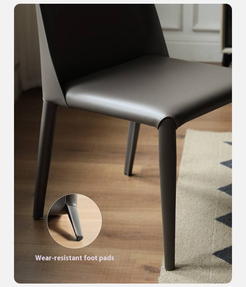 Set pcs 4 Leather Soft Nordic Style Dining Chair