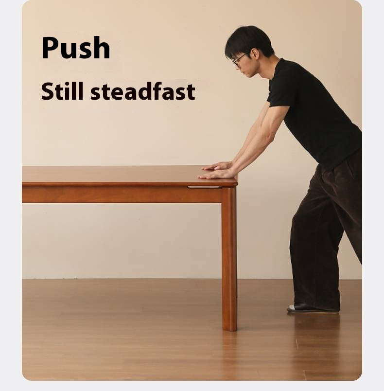 Poplar Solid Wood Antique Style Dining Table