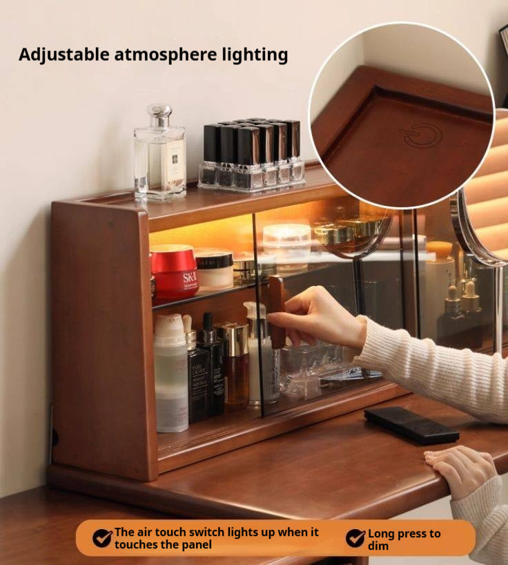 Pine Solid Wood Makeup Desk