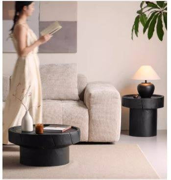 Pine Solid Wood Wabi-Sabi Style Coffee Table