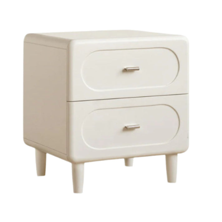 Poplar Solid Wood French Cream Style Nightstand