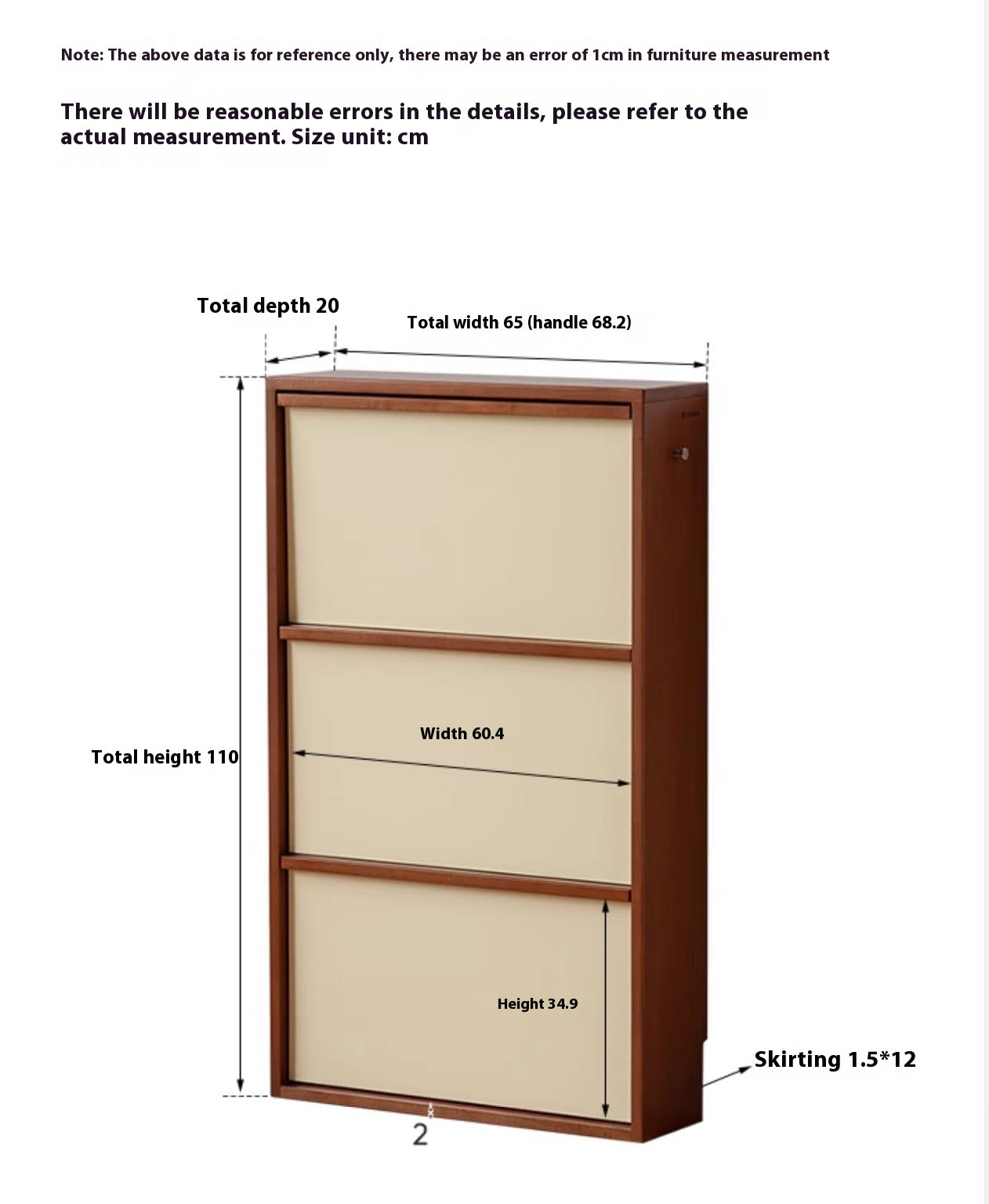 Poplar Solid Wood Middle Ages Style Shoe Cabinet