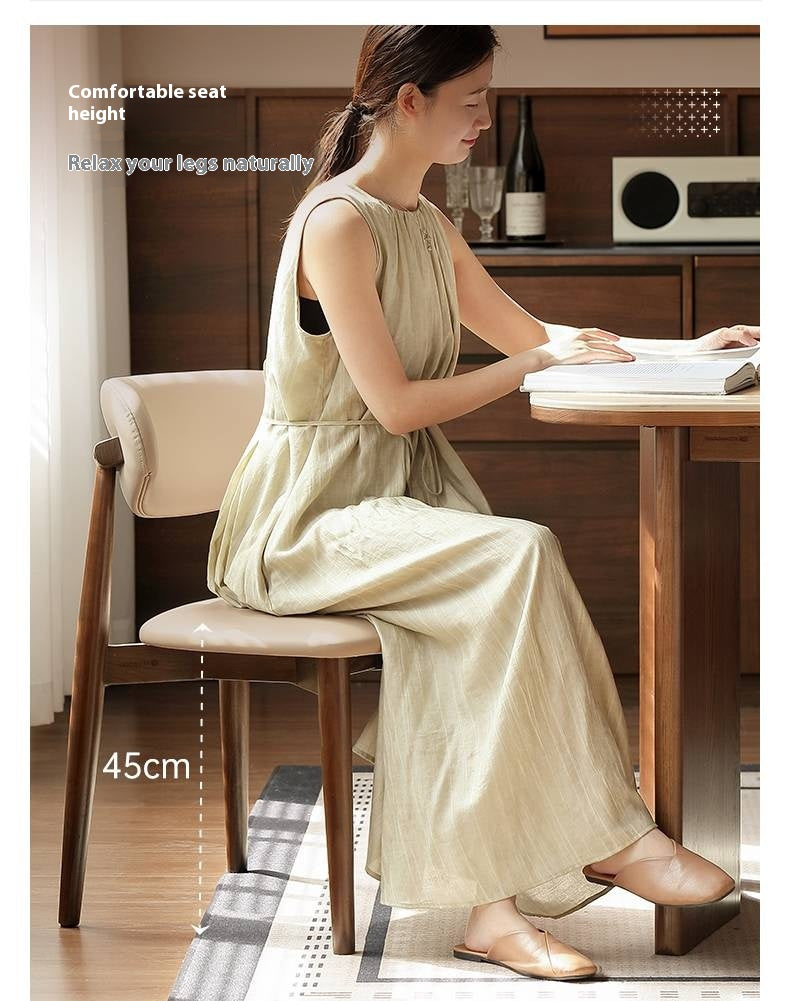 Set 4 pcs Black Walnut, Ash, Oak Solid Wood Dining Chair