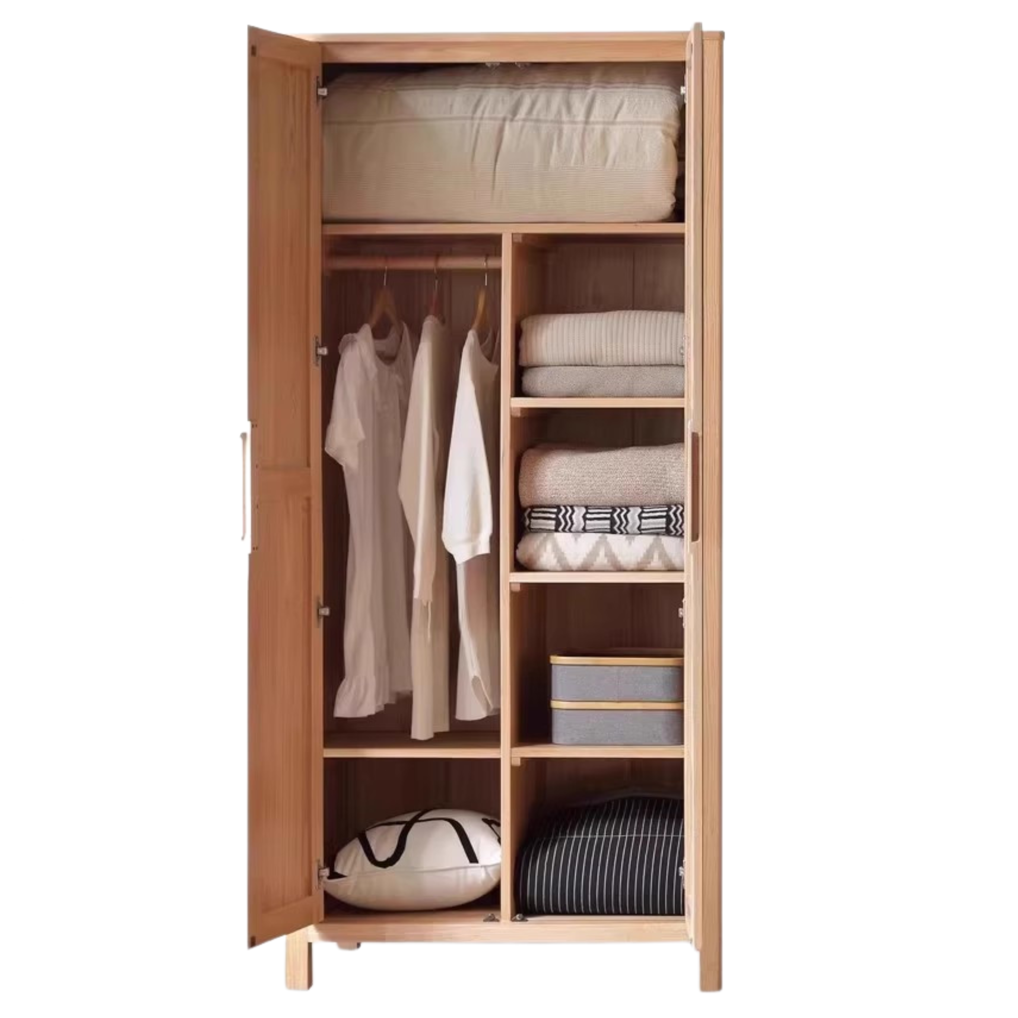 Oak solid wood Wardrobe-USA.