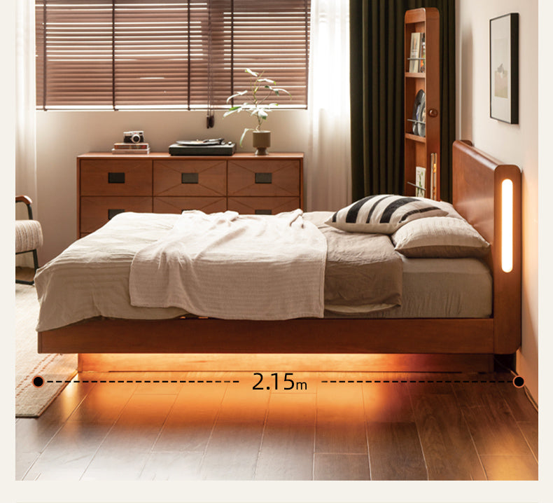 Poplar Wood Solid Wood Antique Style Box Bed