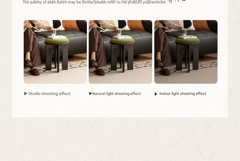 Oak, Beech Solid Wood, Solid RubberWood French Retro Round Stool