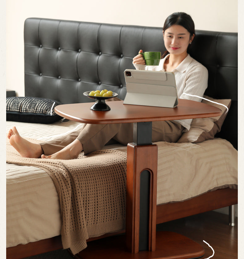 Poplar Solid Wood Mobile Ancient Style Table