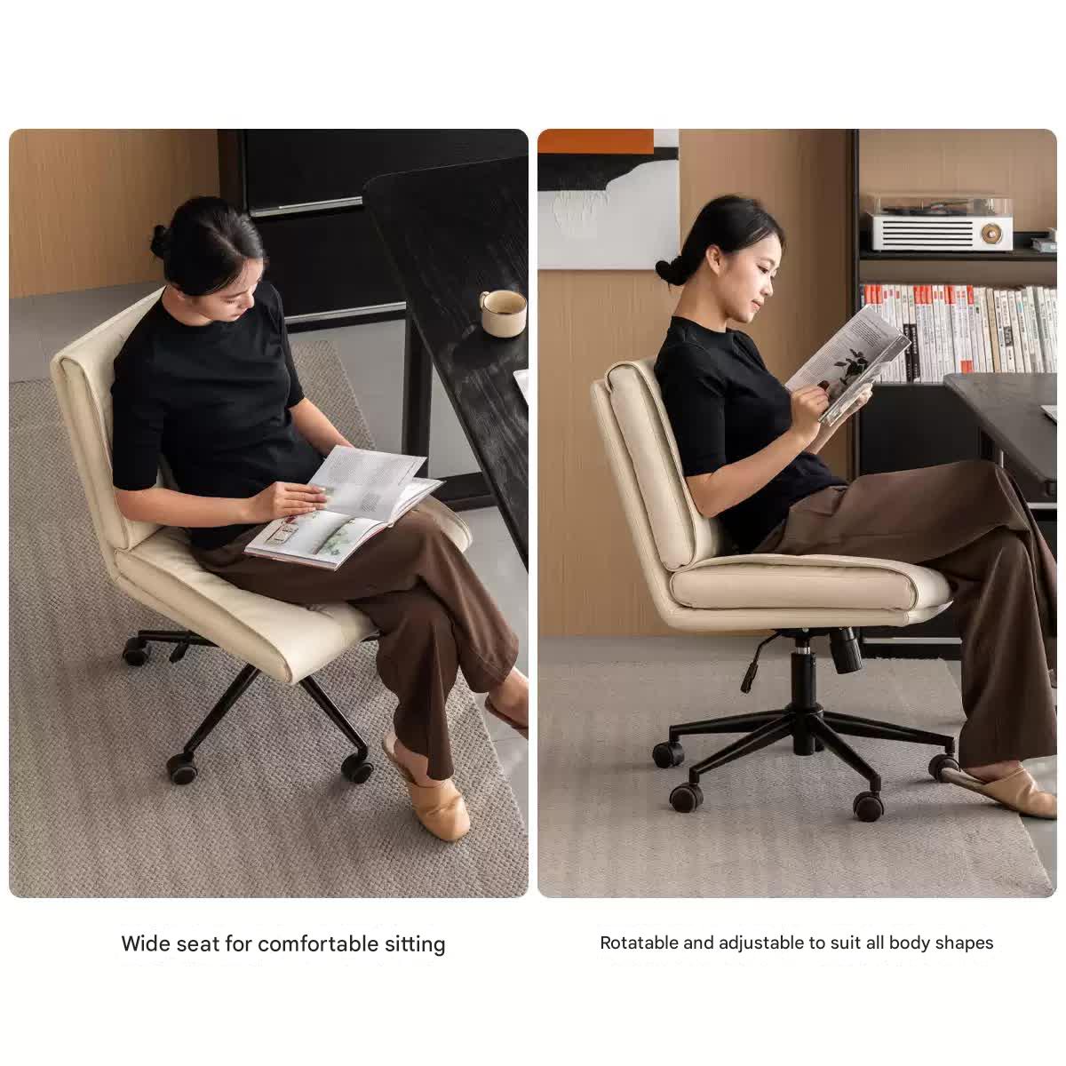 Organic Leather Computer Chair