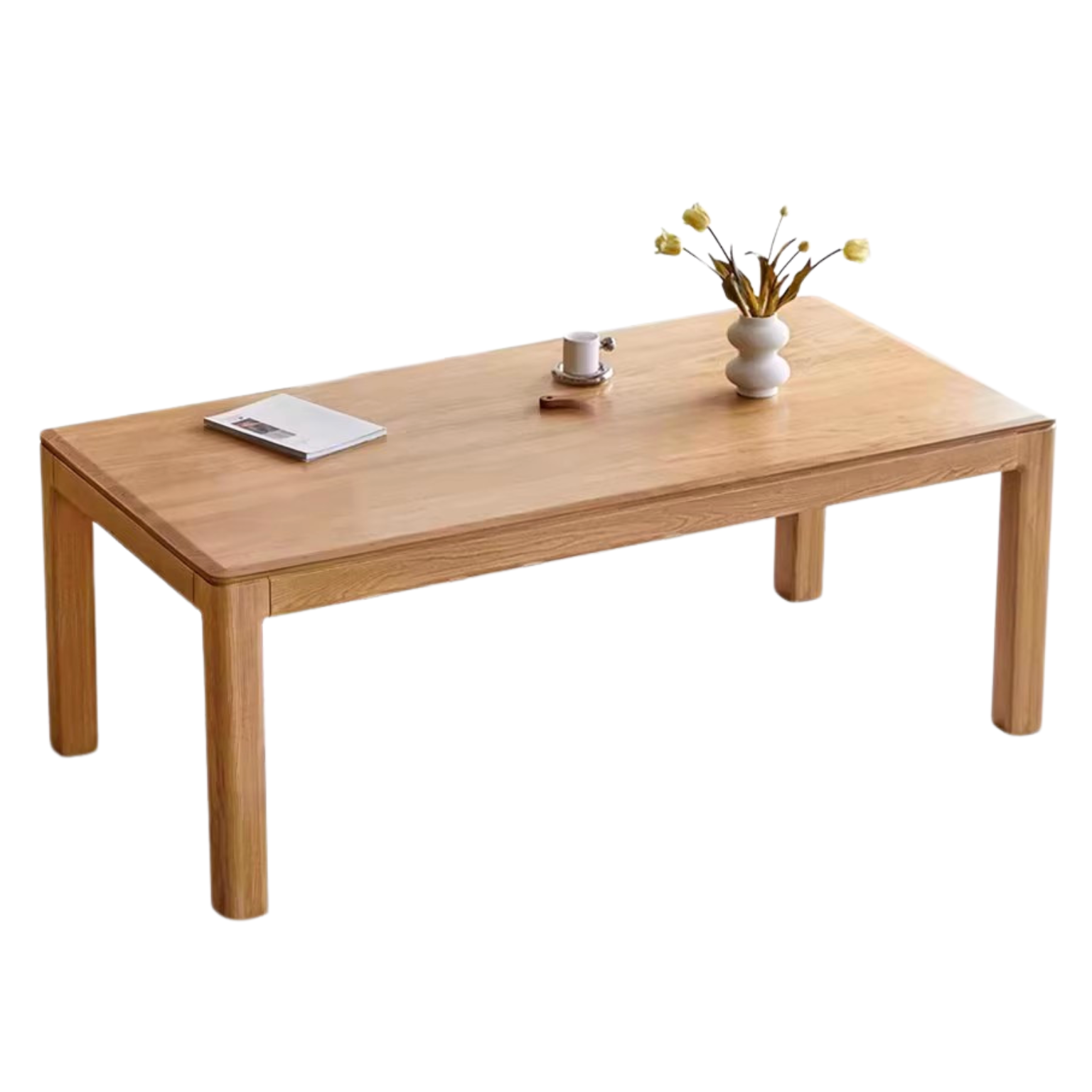 Oak Solid Wood Long Dining Table