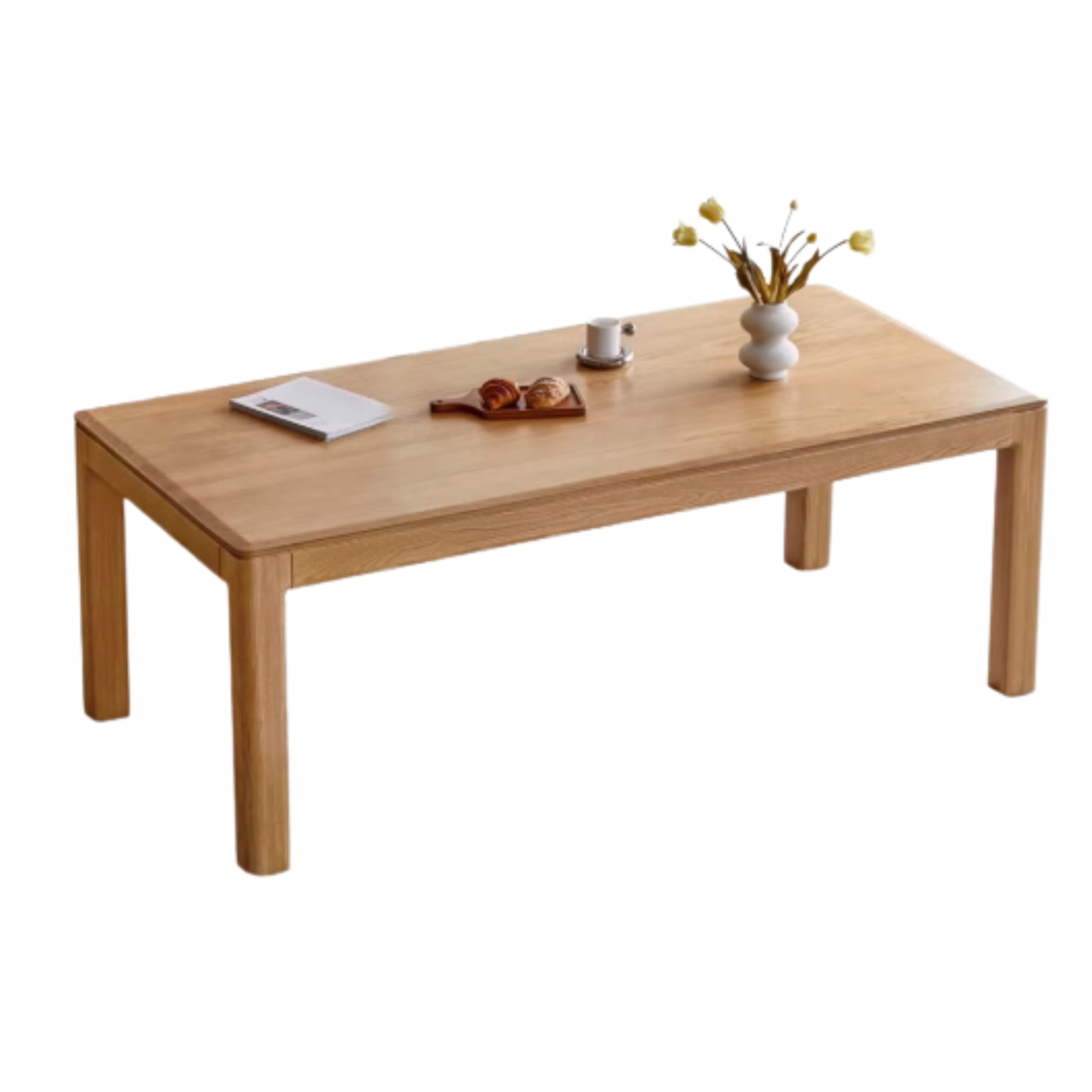 Oak Solid Wood Long Dining Table