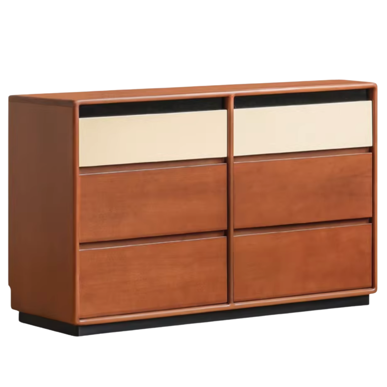 Poplar Solid Wood Bauhaus Style Dressing Table