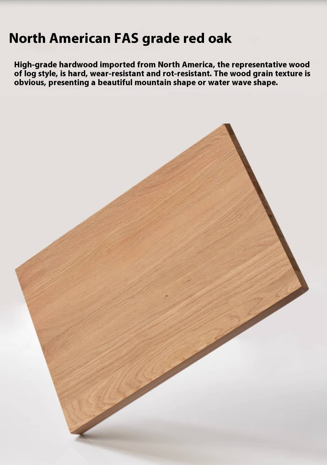 Oak, Ash, Black walnut Solid Wood Modern Style Stool