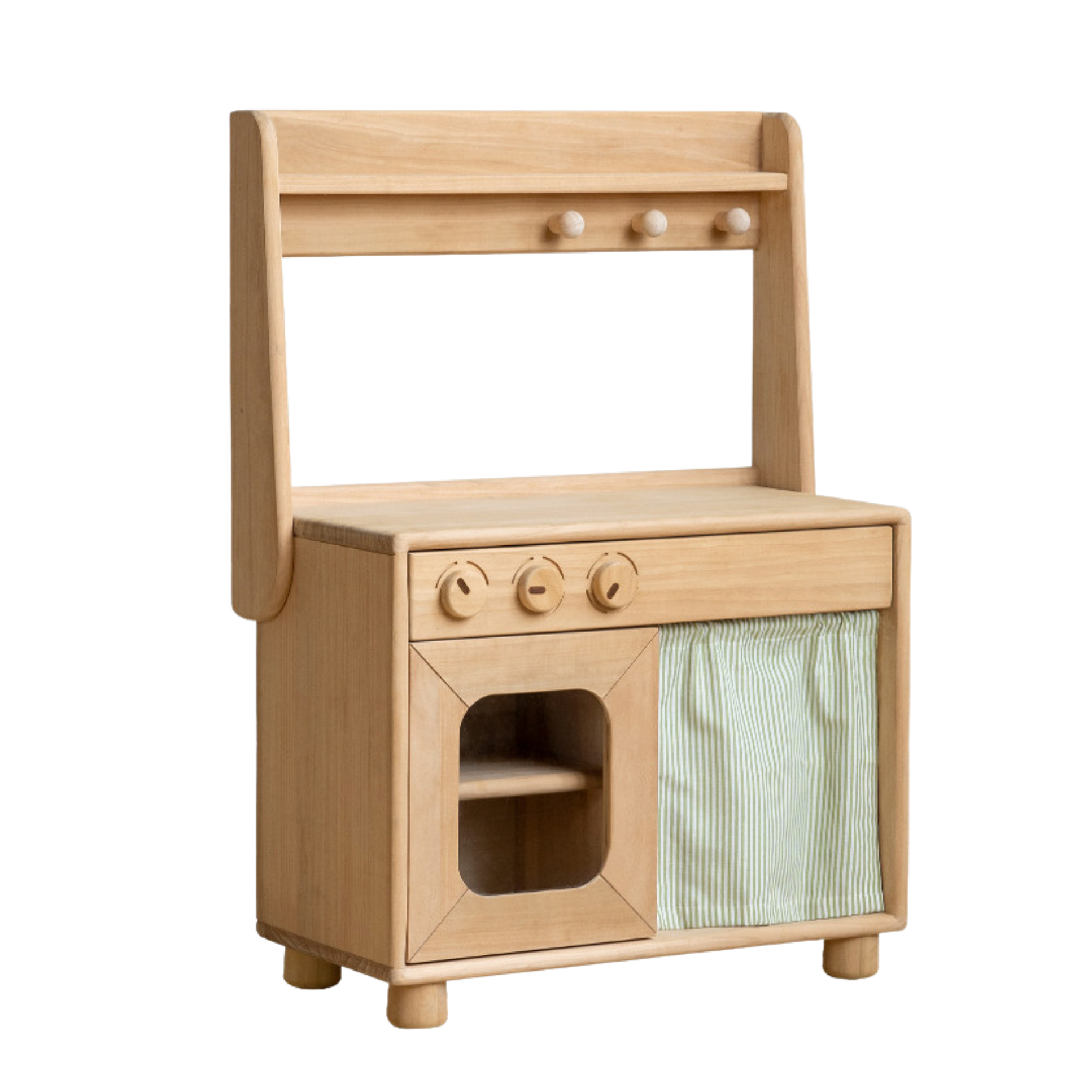 Poplar Solid Wood Montessori Kids Kitchen Cabinet