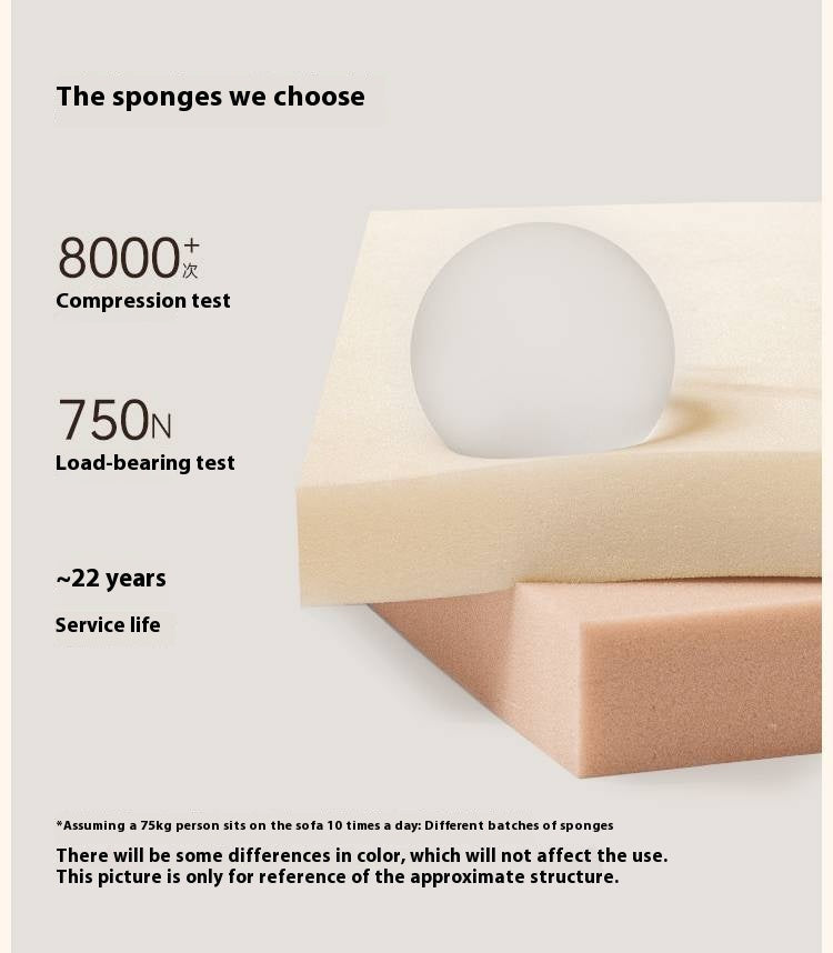 Pine Modern Style High Back Sofa