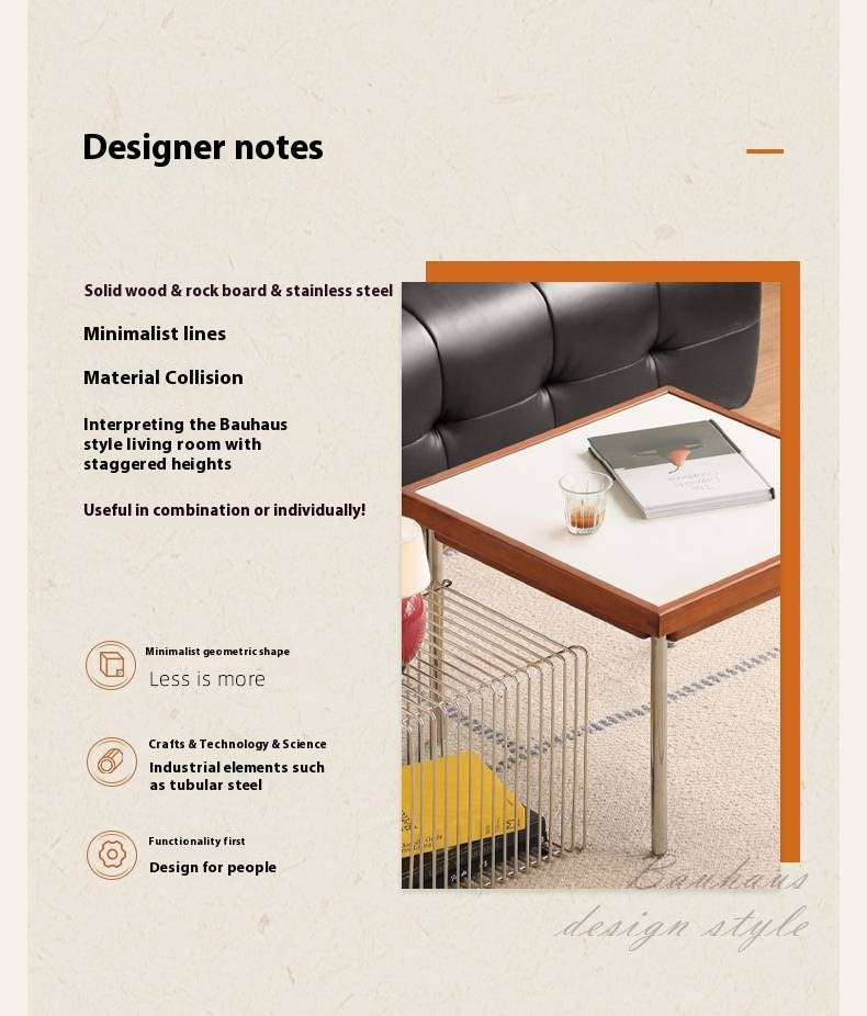 Poplar Solid Wood Ancient Square Tea Table