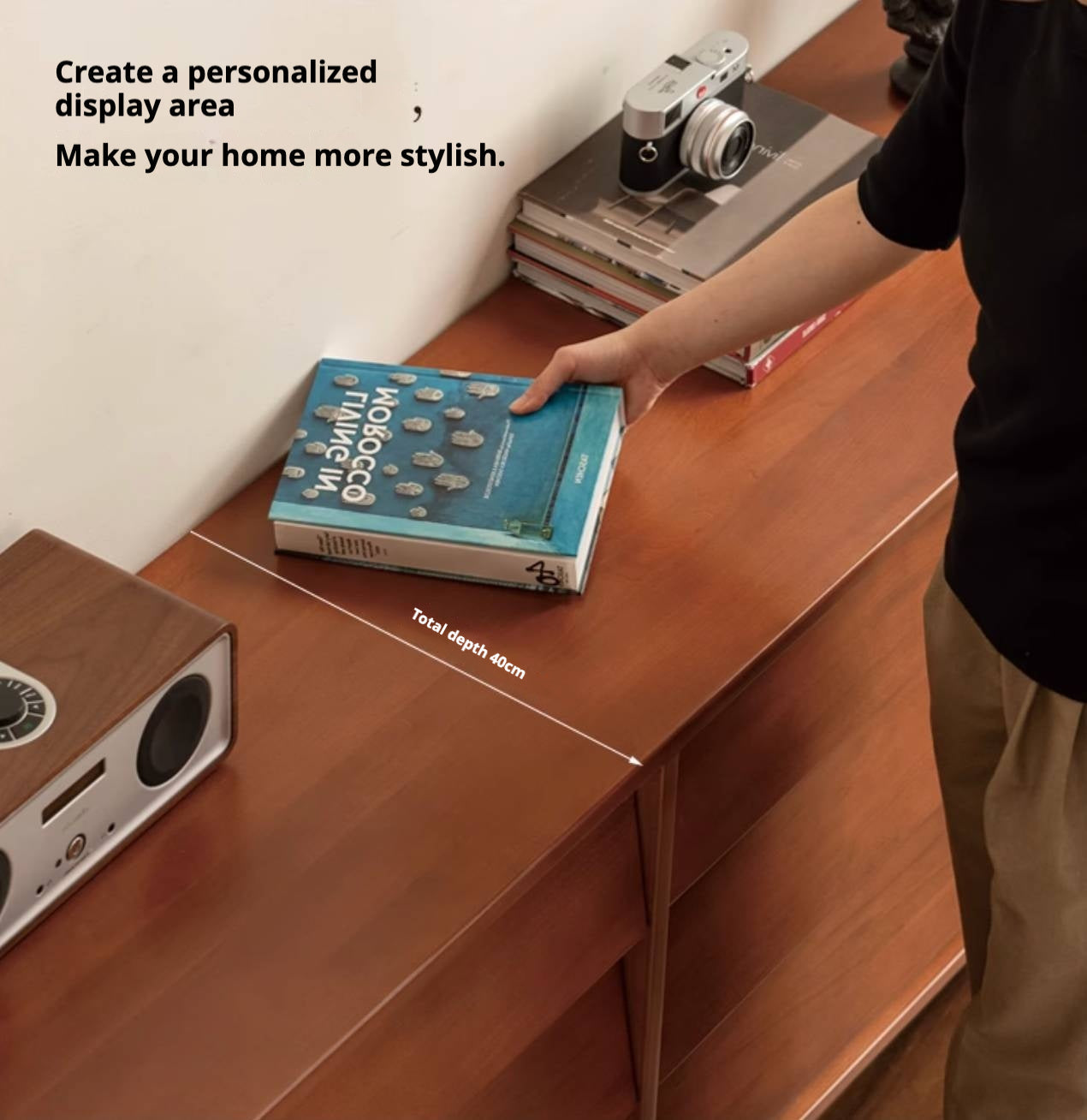 Poplar Solid Wood Middle Ancient Style Drawer