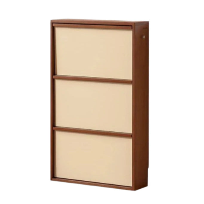 Poplar Solid Wood Middle Ages Style Shoe Cabinet