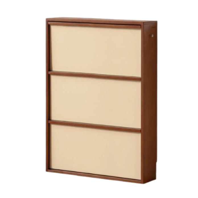 Poplar Solid Wood Middle Ages Style Shoe Cabinet