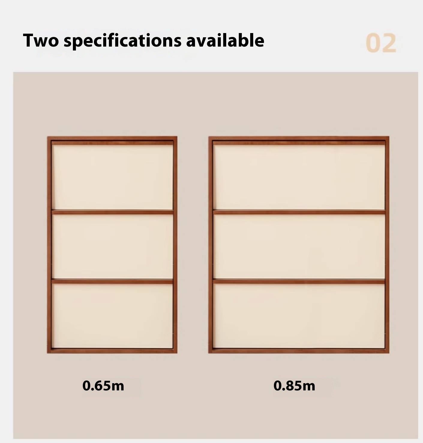 Poplar Solid Wood Middle Ages Style Shoe Cabinet