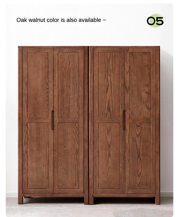 Oak solid wood Wardrobe-USA.