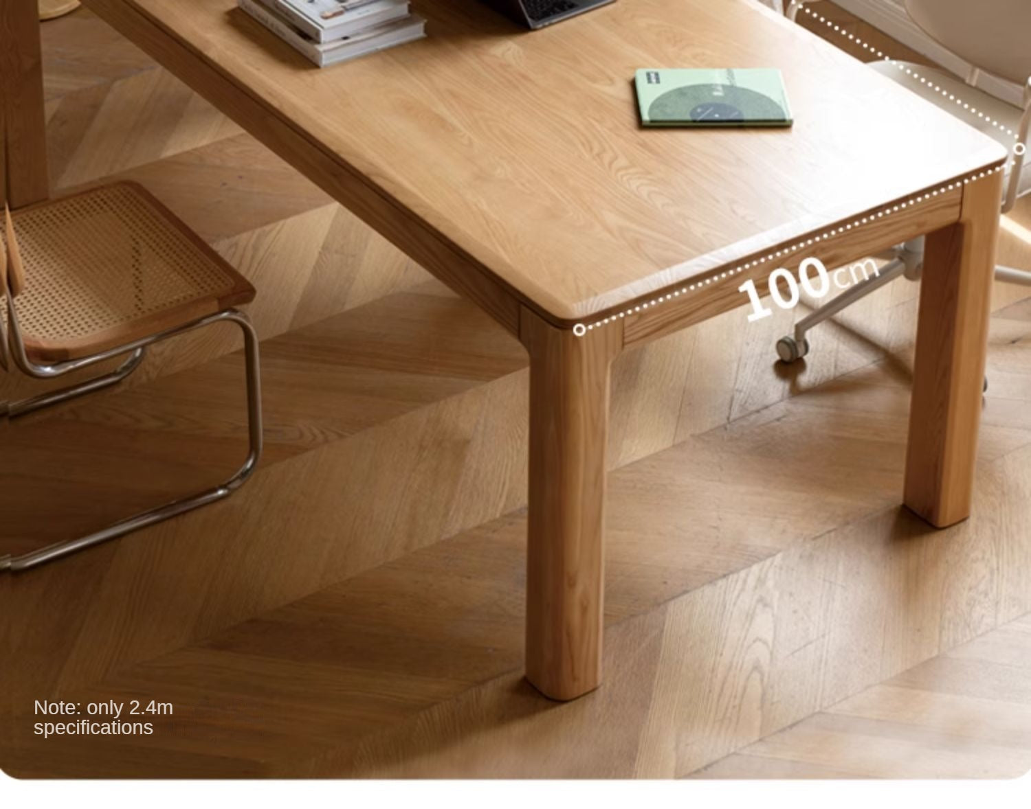 Oak Solid Wood Long Dining Table