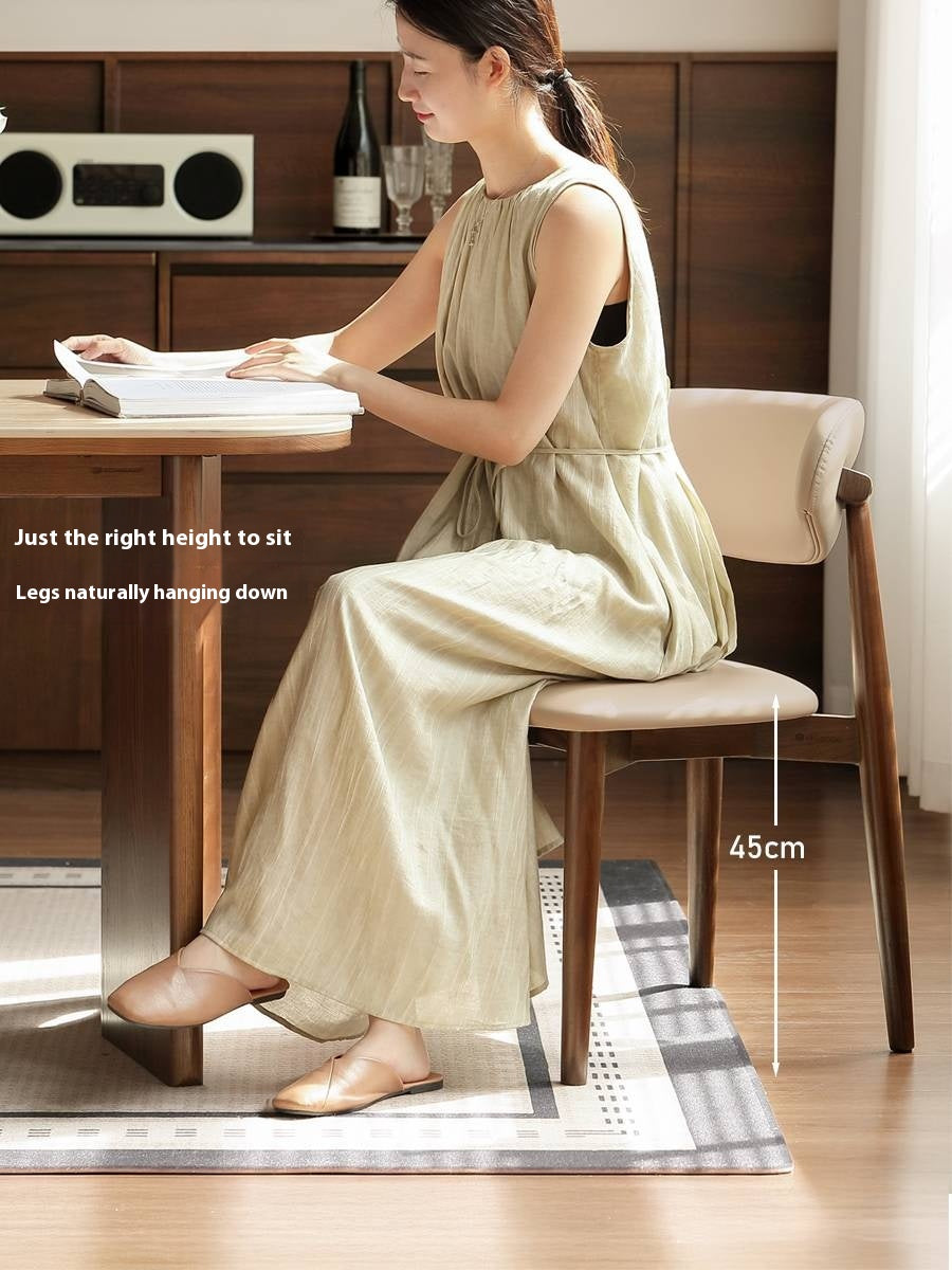 Set 4 pcs Black Walnut, Ash, Oak Solid Wood Dining Chair