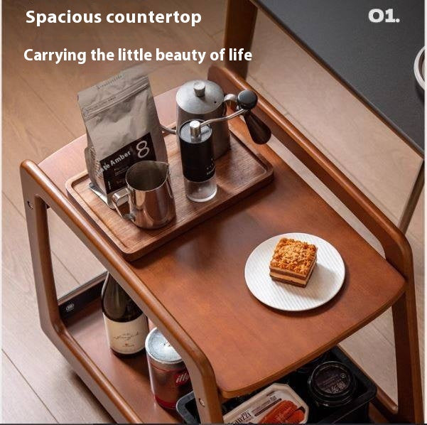 Poplar Solid Wood Antique Style Tea Table