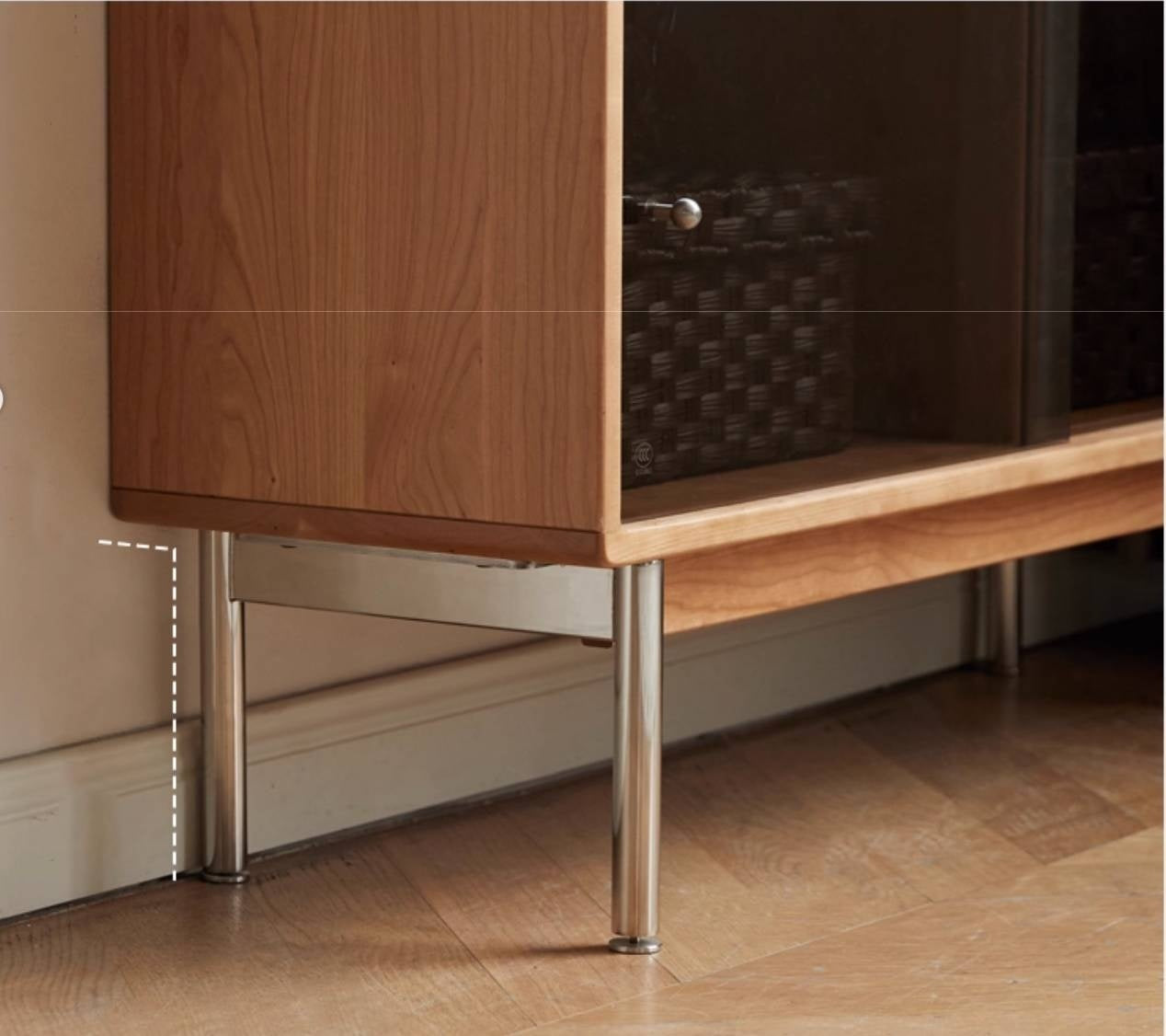 Poplar, Cherry Solid Wood Antique Style Bookshelf