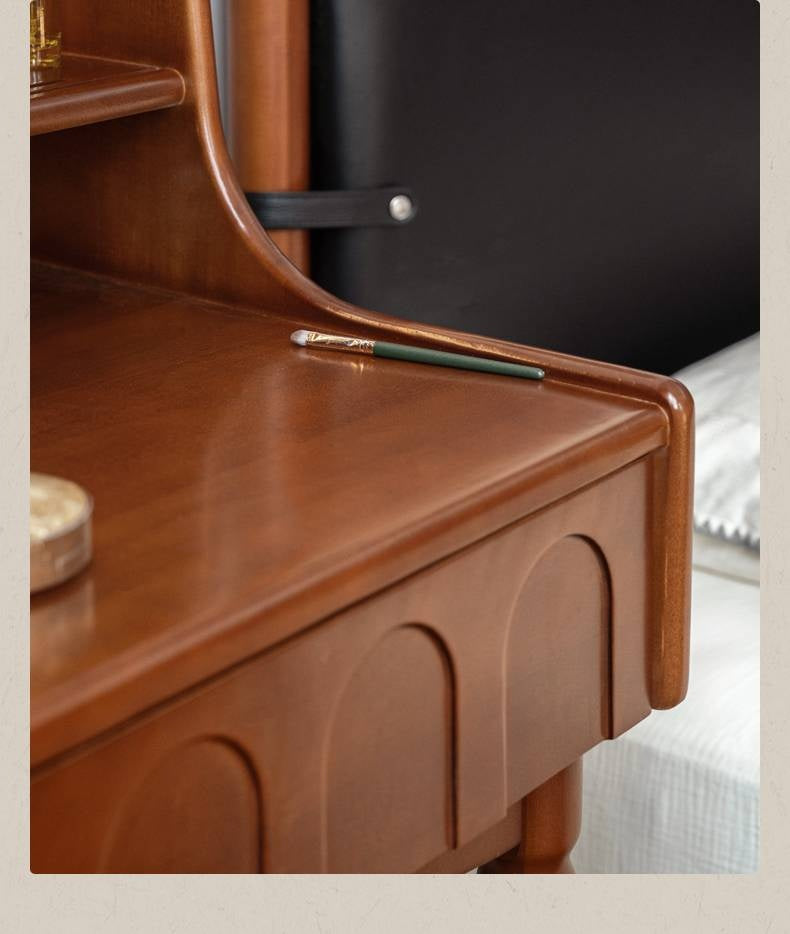 Poplar Solid Wood Multifunctional Makeup Table