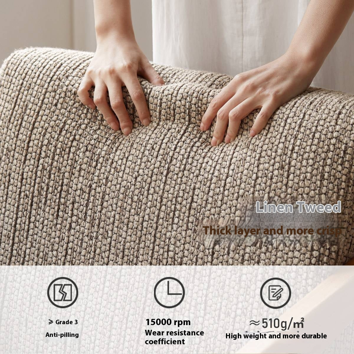 Oak Solid Wood Sofa Chair