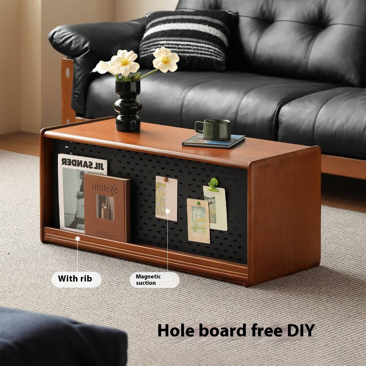 Poplar Solid Wood Ancient Style Coffee Table