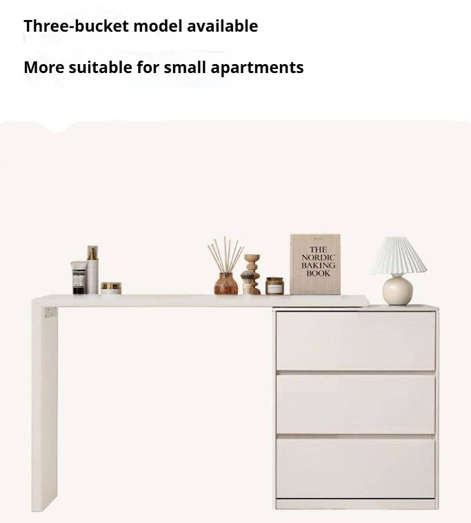 Poplar Solid Wood Makeup Table and Stretchable Dressing Table