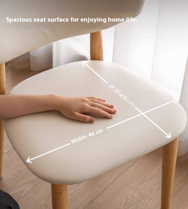 Set 4 pcs Ash Solid Wood Modern Soft Dining Chair