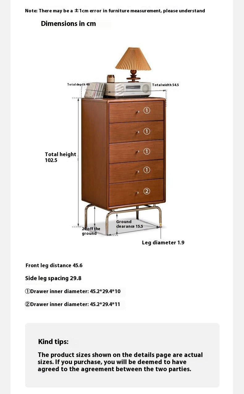 Poplar Solid Wood Ancient Style Wall Drawer Cabinet