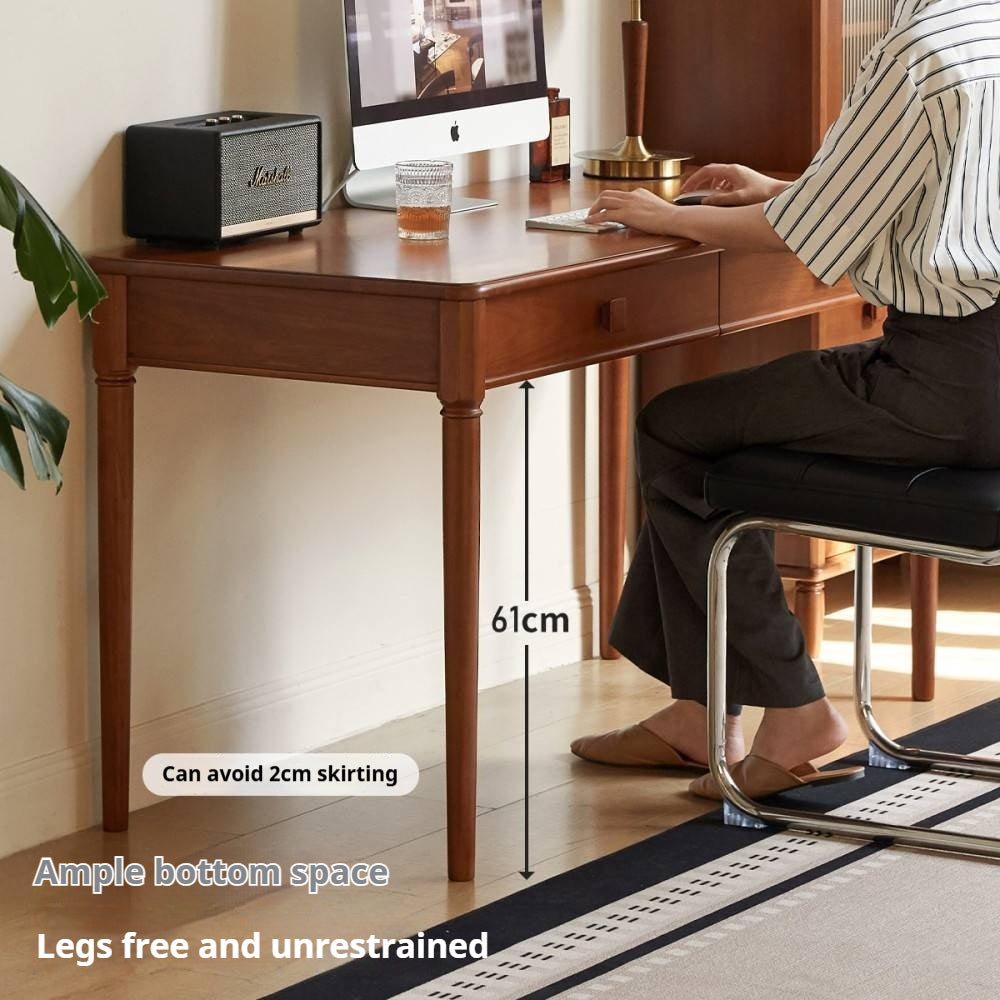 Pine Solid Wood Desk With Ancient Style