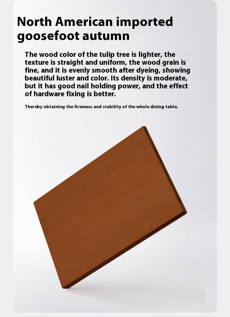 Poplar Solid Wood Antique Style Dining Table