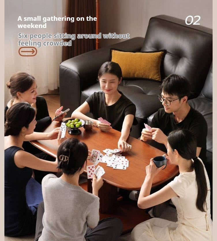 Poplar Solid Wood Ancient Style Elevating Tea Table