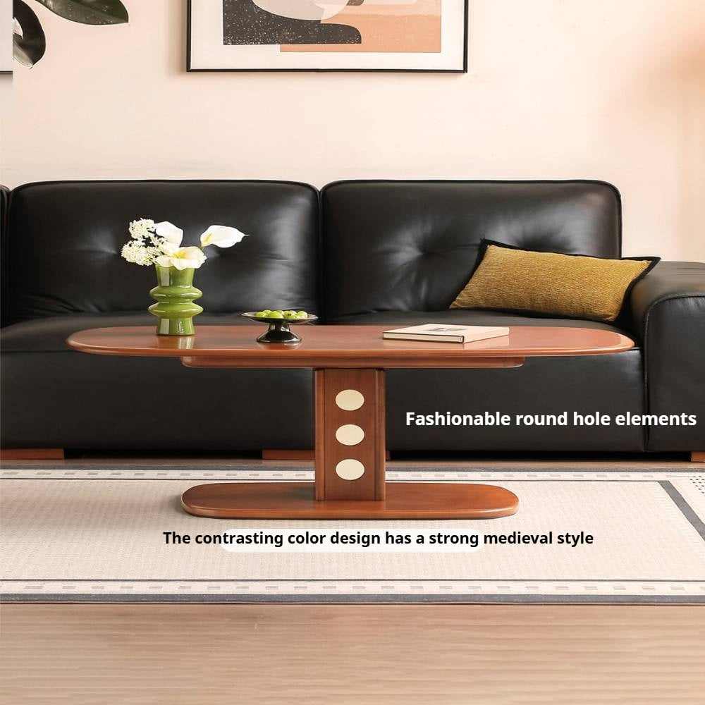 Poplar Solid Wood Ancient Style Elevating Tea Table