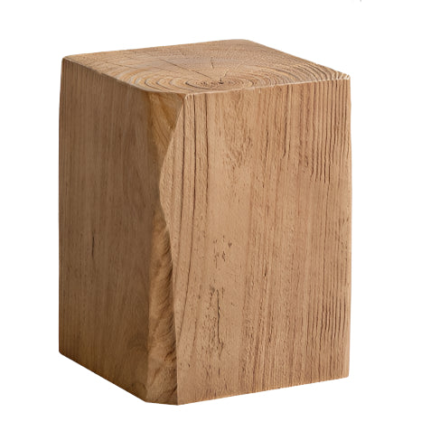 Pine Solid Wabi Sabi Style Side Table