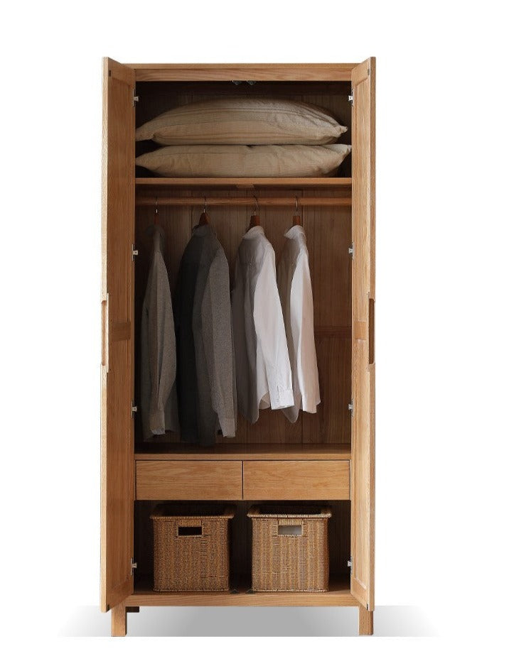 Oak solid wood Wardrobe-USA.