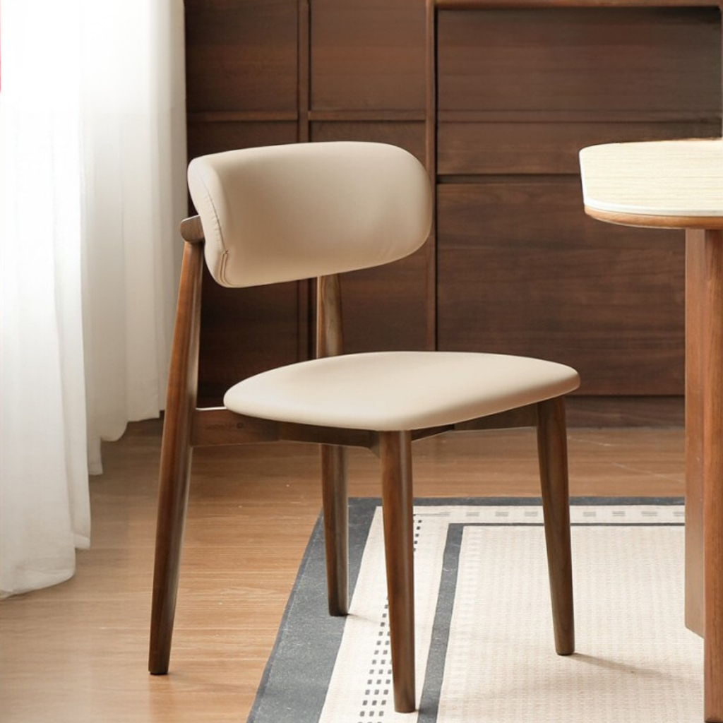 Set 4 pcs Black Walnut, Ash, Oak Solid Wood Dining Chair