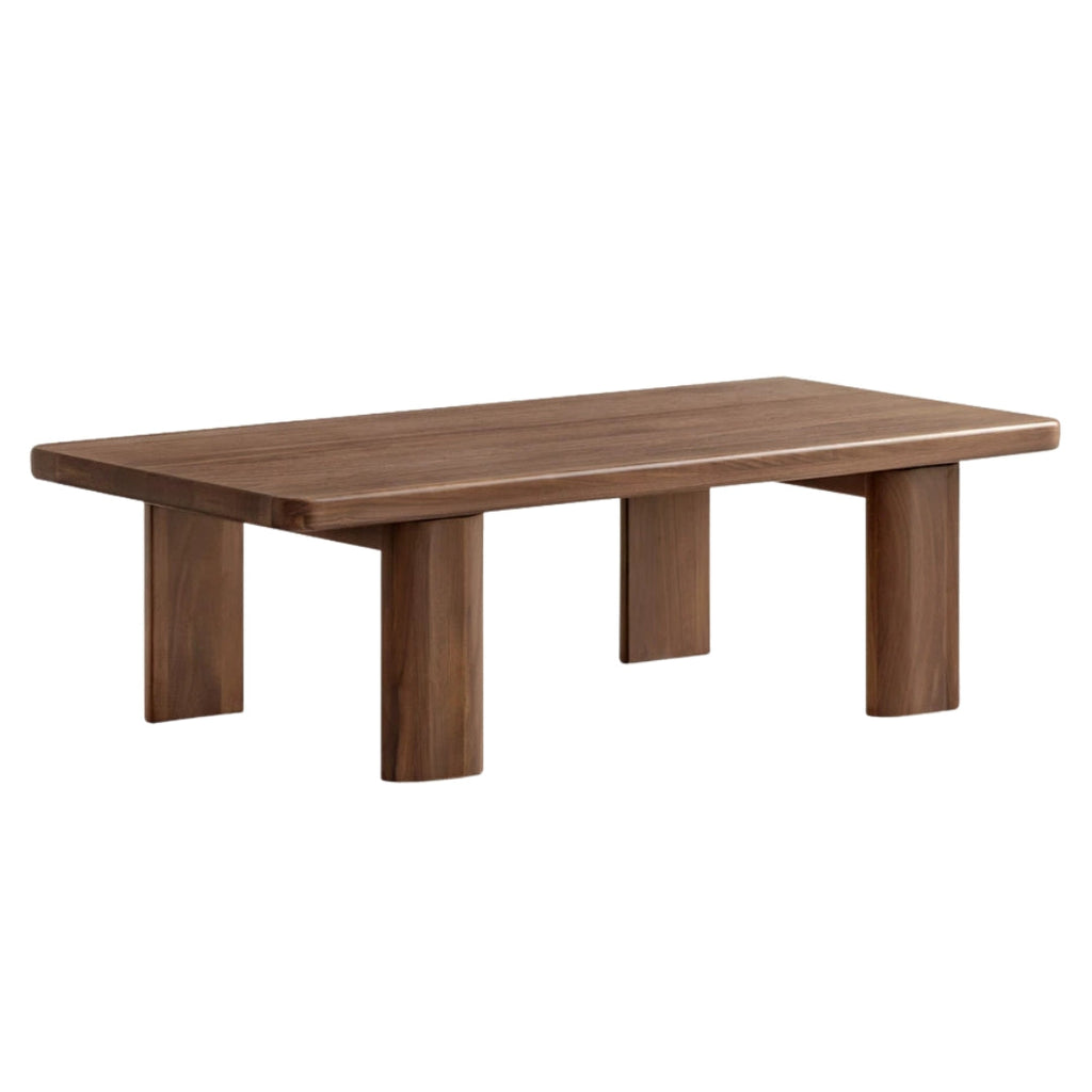 Black Walnut Solid Wood Wabi-Sabi Style Tea Table