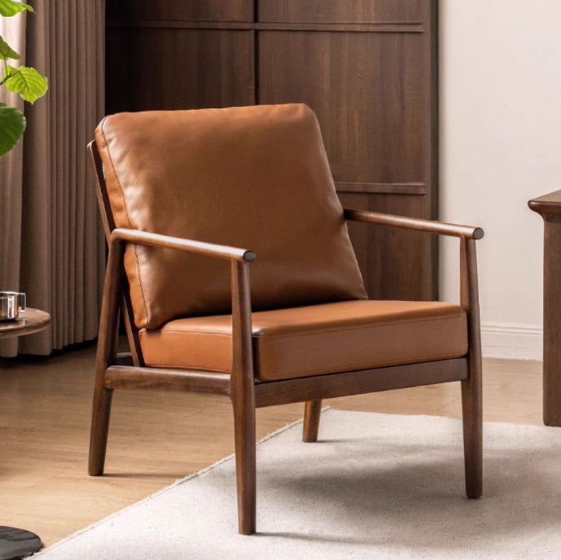 Sandalwood Solid Wood Modern Sofa Chair